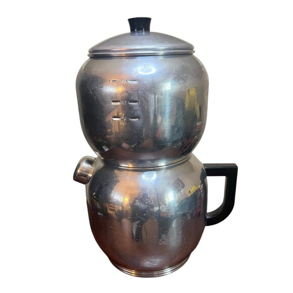 West Bend Other - Vintage Rare West Bend Drip Coffee Maker Aluminum 18 Cup Pour Over USA